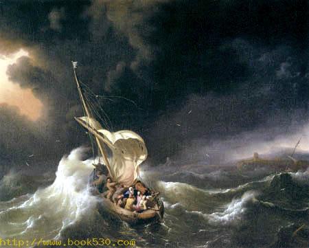 Christ in the storm on the Sea of Galilee