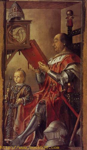 Federico da Montefeltro with his son