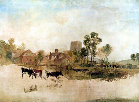 Goring mill and church