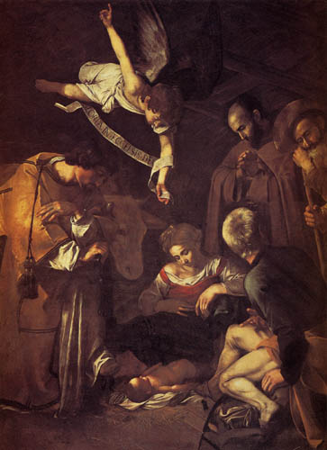 Nativity with Saints Francis and Lawrence