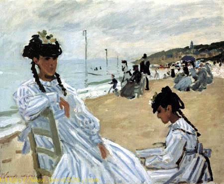 On the beach of Trouville