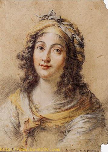 Portrait of a woman in bust