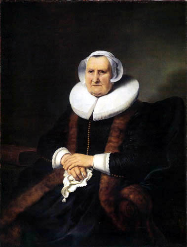Portrait of Elisabeth Jacobsdr. Bas