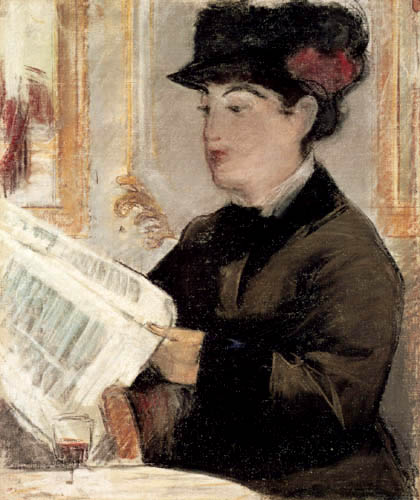 Reading woman