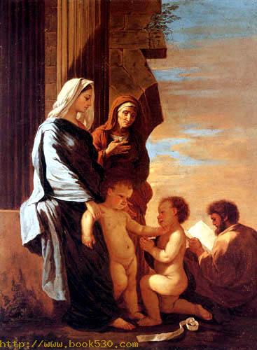 The holy family with St. John the Baptist