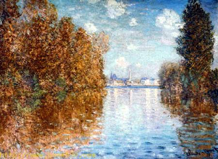 The Seine near Argenteuil in autumn