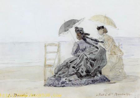 Two woman on the beach