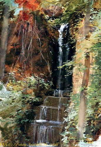 Waterfall in the Alhambra