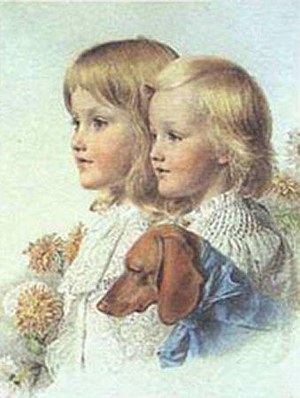 Conrad and Violet Flower