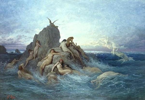 Les Oc&#233;anides (Les Naiades de la mer)