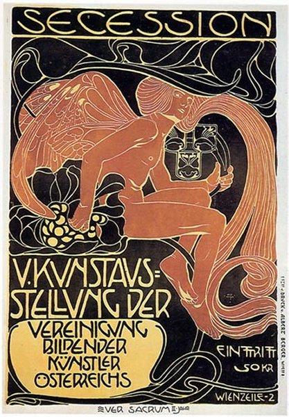 Poster for the 5th exhibition of the Wiener Secession