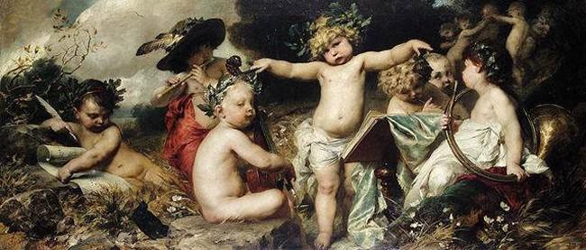 Puttenfries Musik (Frieze with putti: Music)