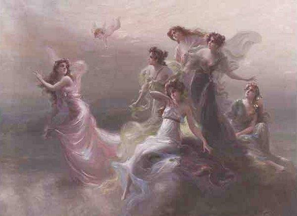 Goddesses on Mount Olympus