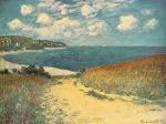 Chemin Dans Les Bles A Pourv Claude Monet Oil Painting