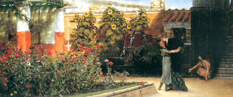 Romantic oil painting