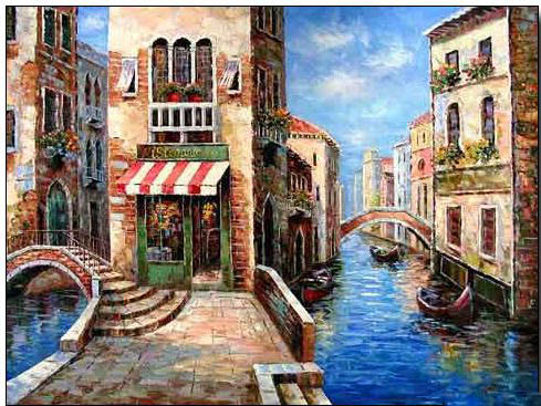 Venice oil painting