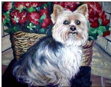 Animal oil painting