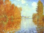 Autumn at Argenteuil Claude Monet Oil Painting