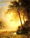 Hetch Hetchy Canyon Albert Bierstadt Oil Painting