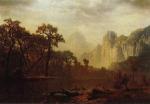 In The Yosemite Valley Albert Bierstadt Oil Painting