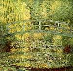 Japanese Footbridge Oil Painting