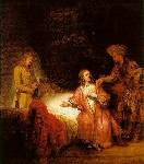 Joseph Accused By Potiphar%27s Wife Oil Painting