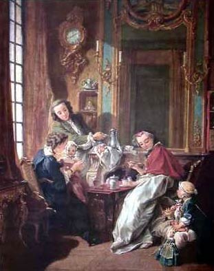 Luncheon Party%2C 1739 Oil Painting