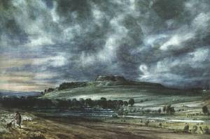 Old Sarum Oil Painting