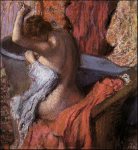 Seated Bather Drying Herself Edgar Degas Oil Painting