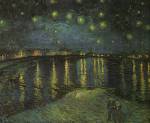 Stary Night Over The Rhone Vincent van Gogh Oil Painting