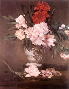 Vase of Peonies Oil Painting