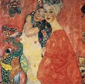 Women Friends Gustav Klimt Oil Painting