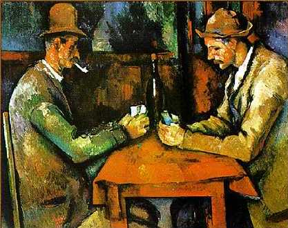 The Card Players Oil Painting