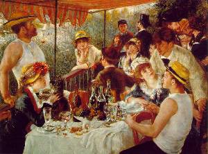 The Luncheon of The Boating Party Oil Painting