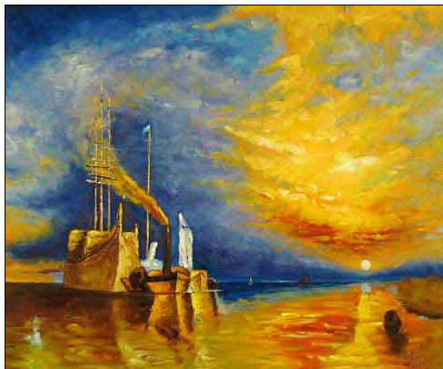 Boats and Ships oil painting