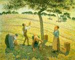 Apple Picking at Eragny sur Epte Oil Painting