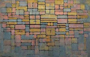 Composition V Piet Mondriaan Oil Painting