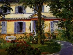 House In Rueil Oil Painting