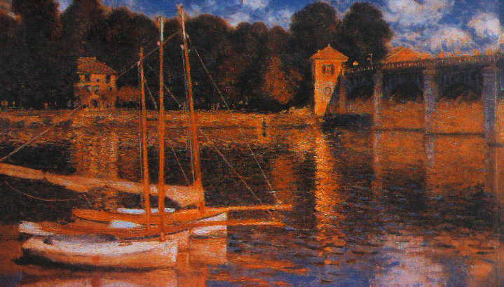 Il Ponte Di Agrenteuil Oil Painting