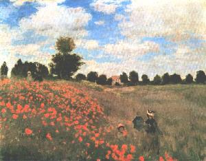 Les Coquelicots Oil Painting