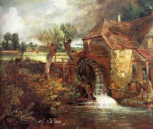 Parham Mill at Gillingham Oil Painting