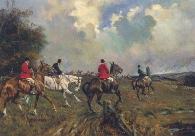 Tally Ho Oil Painting