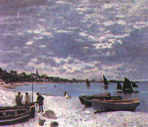 The Beach At St AddressE Oil Painting