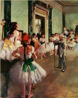 The Dancing Class Oil Painting