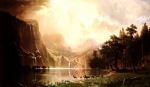 The Sierra Nevada In California Albert Bierstadt Oil Painting