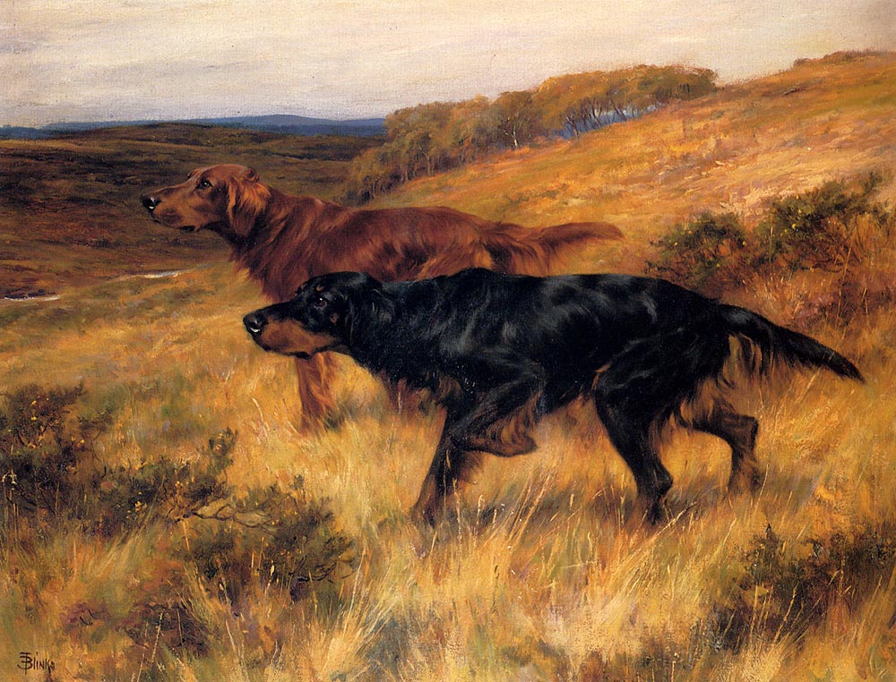 Animal oil painting