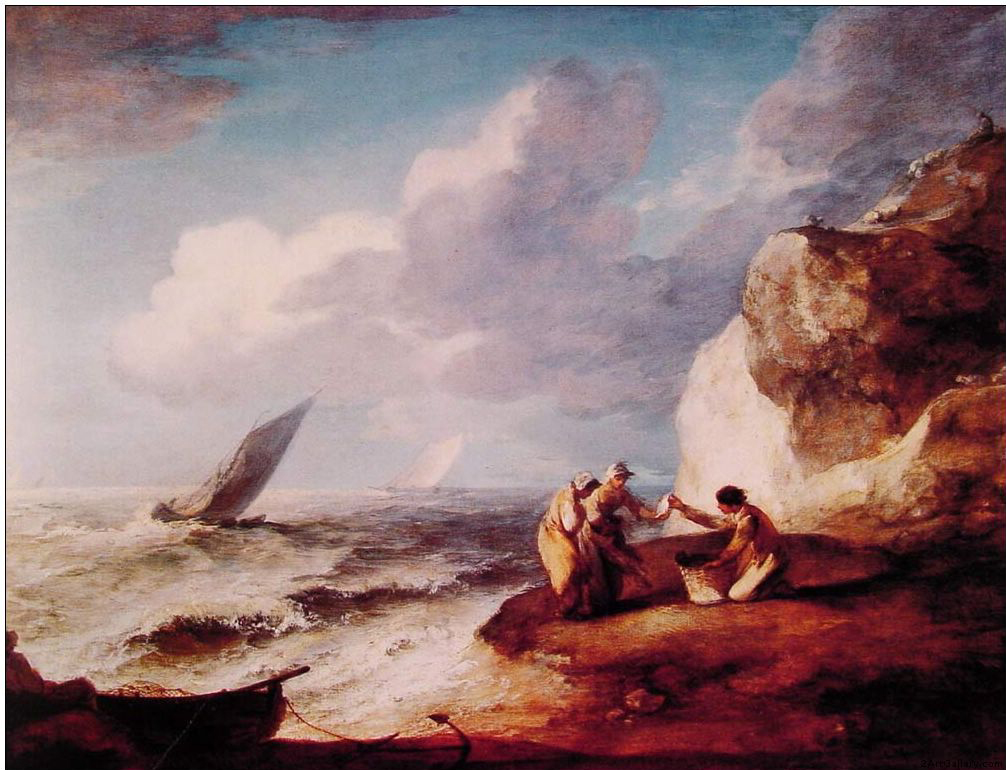 Seascape oil painting