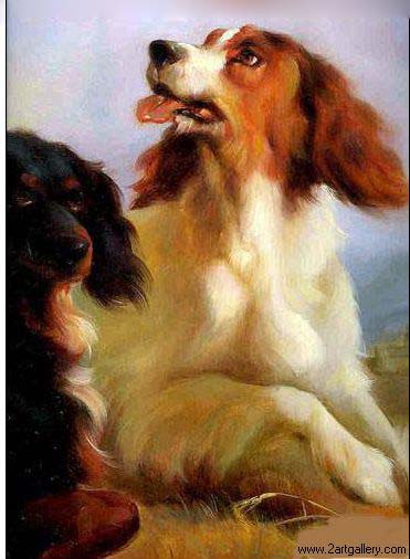 Animal oil painting