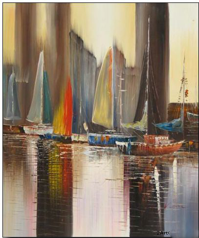 Boats and Ships oil painting