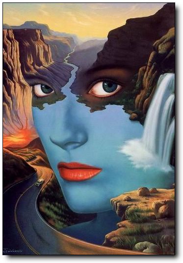 Fantasy oil painting